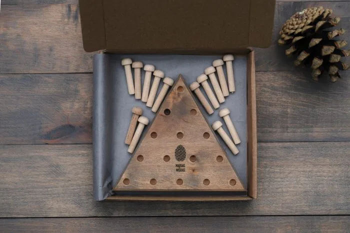 Originalus stalo žaidimas medinėje dėžutėje