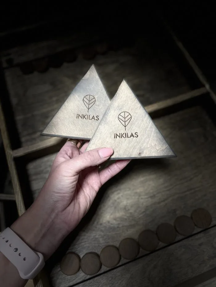 Verslo dovana - rankų darbo žaidimas galvosūkis Šoklys (Peg game)