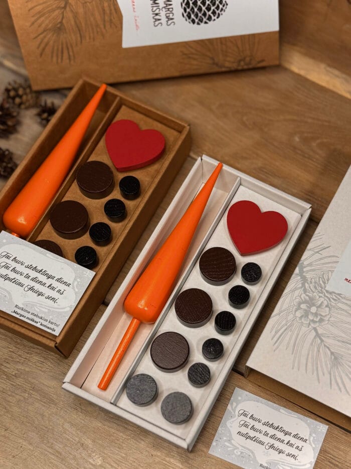 Medine ranku darbo dovana - Sniego senio lipdymo ir dekoravimo rinkinys